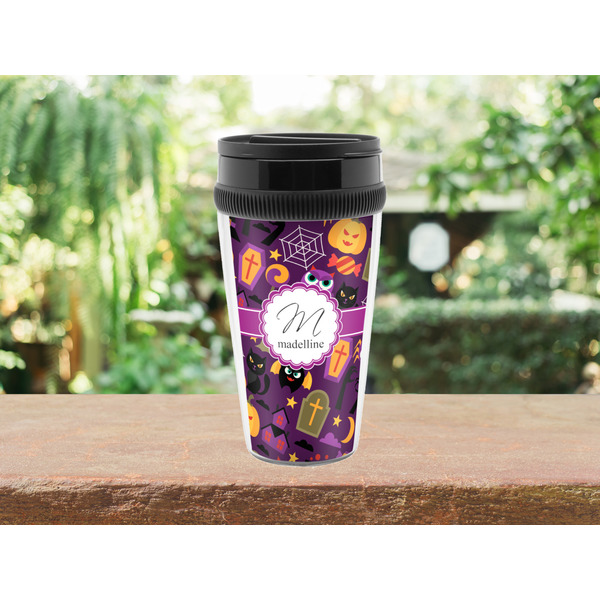 Halloween Travel Mug Lifestyle (Personalized)