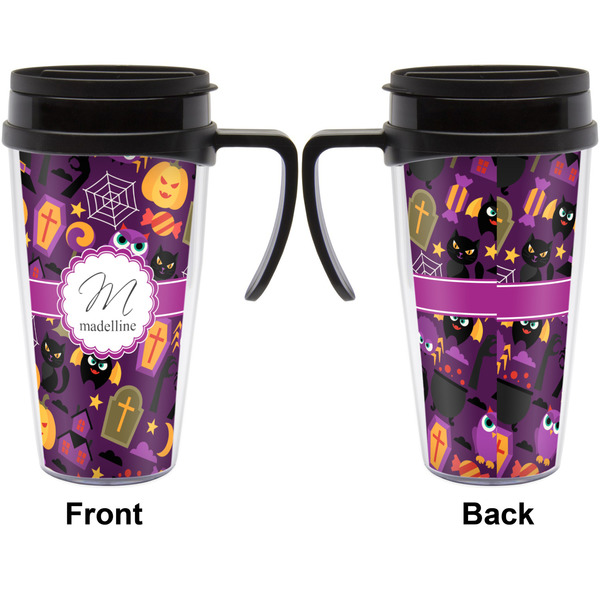 Halloween Travel Mug with Black Handle - Approval