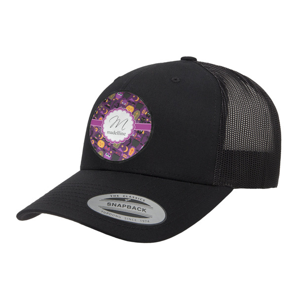 Custom Halloween Trucker Hat - Black (Personalized)