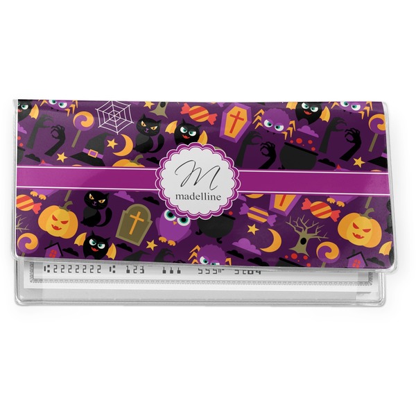 Custom Halloween Vinyl Checkbook Cover (Personalized)