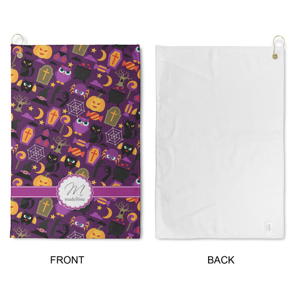 Halloween Waffle Weave Golf Towel - Approval