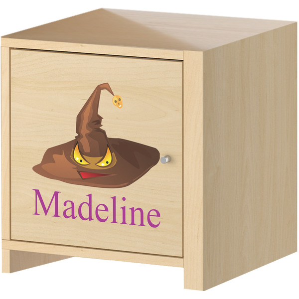 Halloween Wall Graphic on Wooden Cabinet