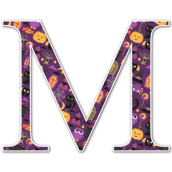 Custom Halloween Letter Decal - Medium (Personalized)