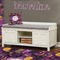Halloween Wall Name Decal Above Storage bench