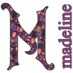 Halloween Name & Initial Decal - Up to 12"x12" (Personalized)