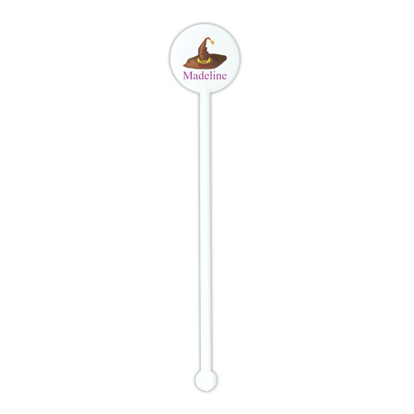 Halloween White Plastic 5.5" Stir Stick - Round - Single Stick