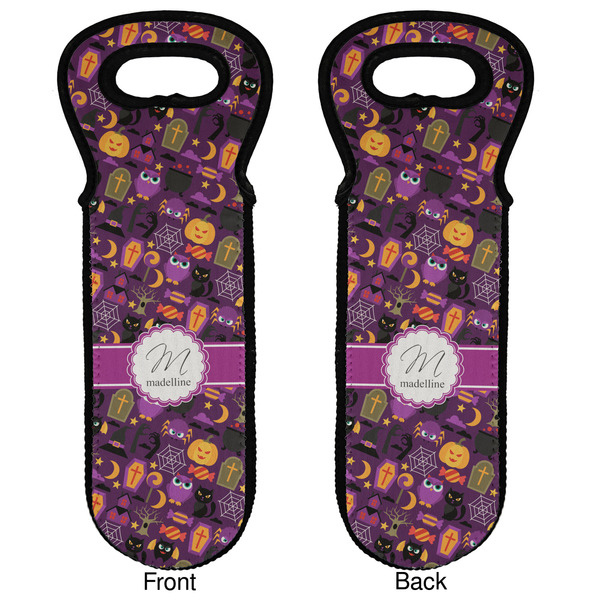 Halloween Wine Tote Front & Back