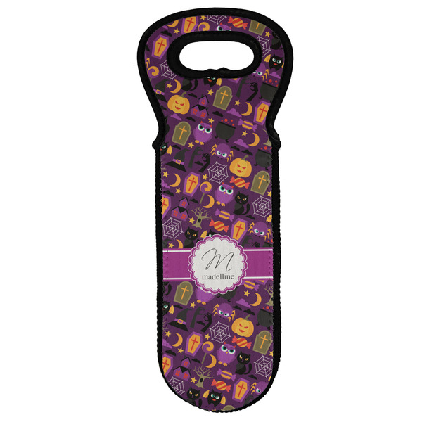 Custom Halloween Wine Tote Bag (Personalized)