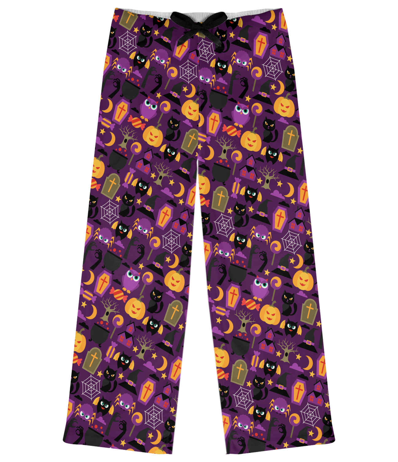 Halloween Womens Pajama Pants - L (Personalized) - YouCustomizeIt