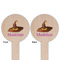 Halloween Wooden 6" Food Pick - Round - Double Sided - Front & Back