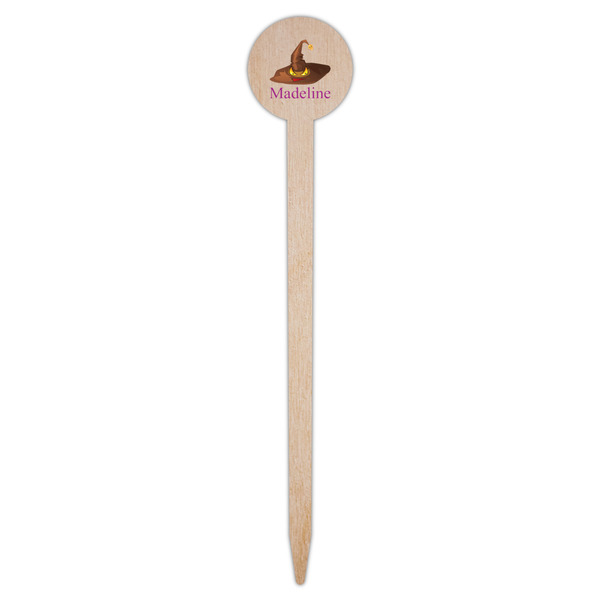 Halloween Wooden 6" Food Pick - Round - Single Pick
