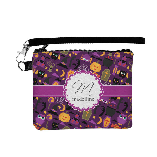 Custom Halloween Wristlet ID Case w/ Name and Initial