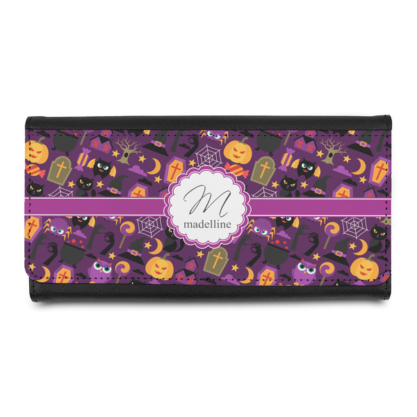 Custom Halloween Leatherette Ladies Wallet (Personalized)