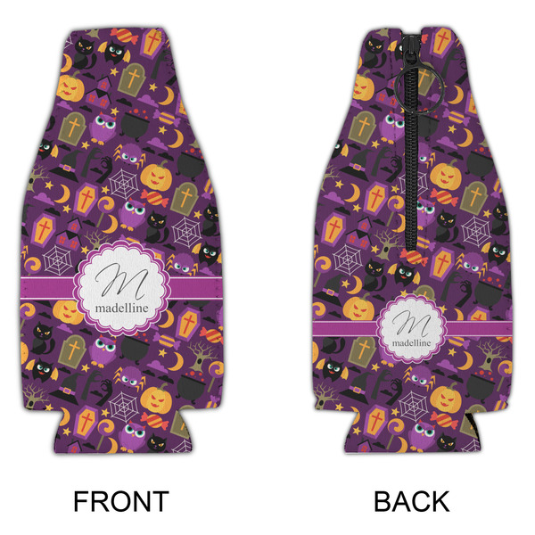 Halloween Zipper Bottle Cooler - APPROVAL