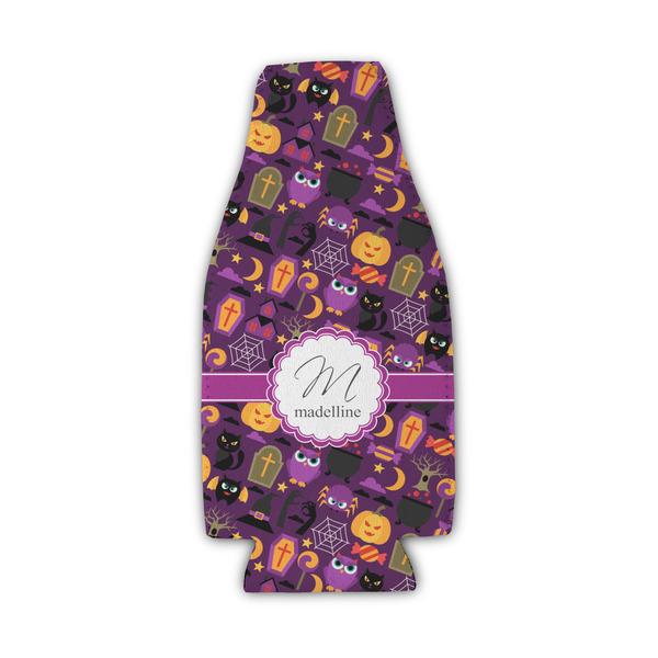 Custom Halloween Zipper Bottle Cooler (Personalized)