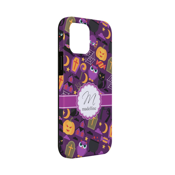 Custom Halloween iPhone Case - Rubber Lined - iPhone 13 Mini (Personalized)