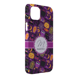 Halloween iPhone Case - Plastic - iPhone 14 Plus (Personalized)