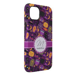 Halloween iPhone Case - Rubber Lined - iPhone 14 Plus (Personalized)