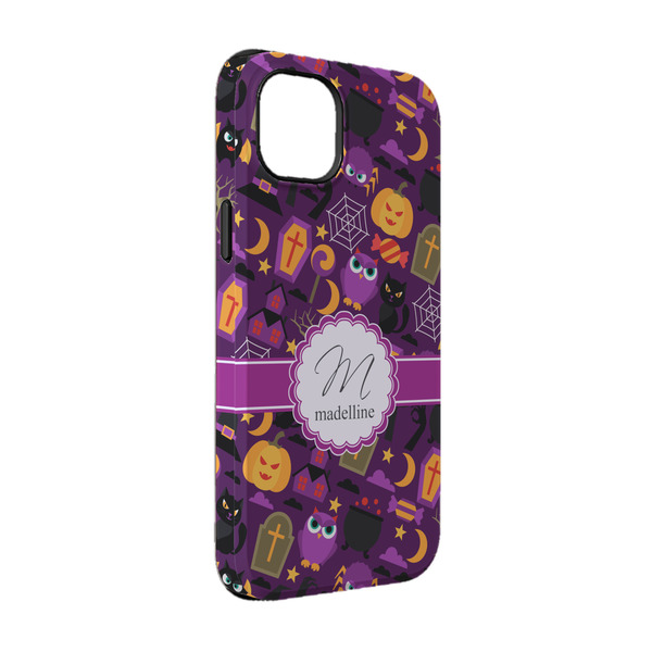 Custom Halloween iPhone Case - Rubber Lined - iPhone 14 (Personalized)