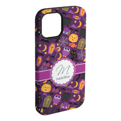 Halloween iPhone Case - Rubber Lined - iPhone 15 Plus (Personalized)