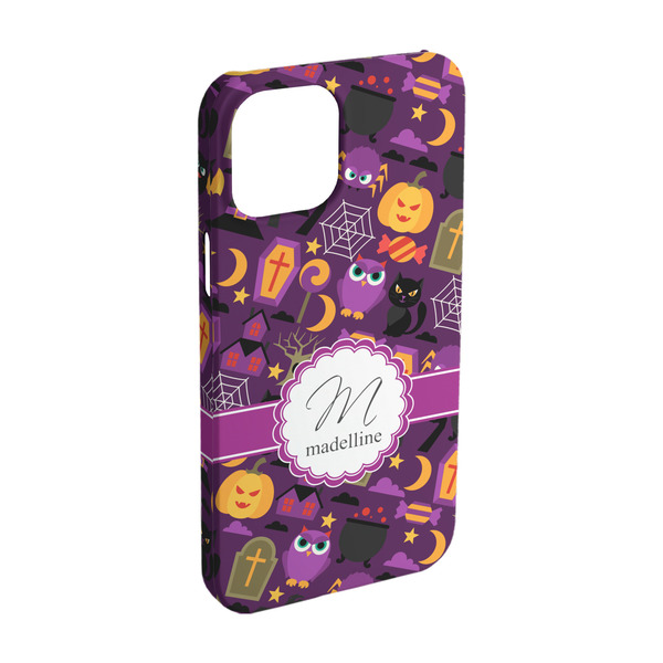 Custom Halloween iPhone Case - Plastic - iPhone 15 Pro (Personalized)