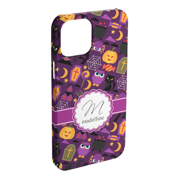 Custom Halloween iPhone Case - Plastic (Personalized)