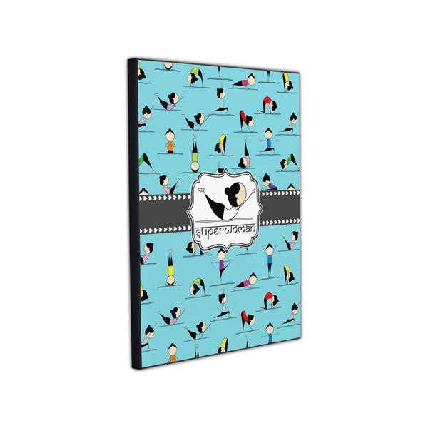 Yoga Poses 11x14 Wood Print - Angle View