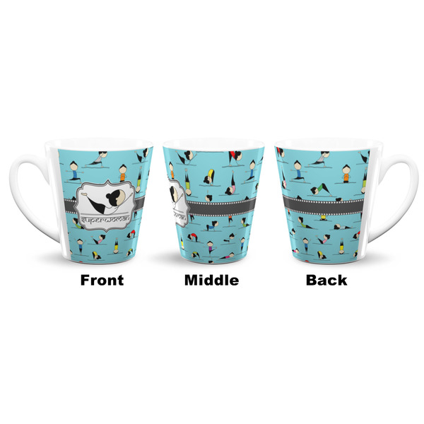 Yoga Poses 12 Oz Latte Mug - Approval