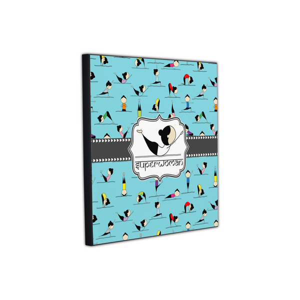 Yoga Poses 12x12 Wood Print - Angle View