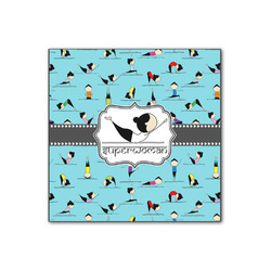 Yoga Poses Wood Print - 12x12 (Personalized)