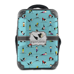 Yoga Poses 15" Hard Shell Backpack (Personalized)