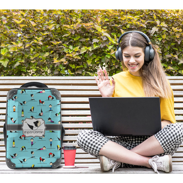 Yoga Poses 15" Backpack - LIFESTYLE