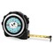Yoga Poses 16 Foot Black & Silver Tape Measures - Front