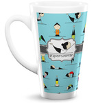 Yoga Poses Latte Mug (Personalized)