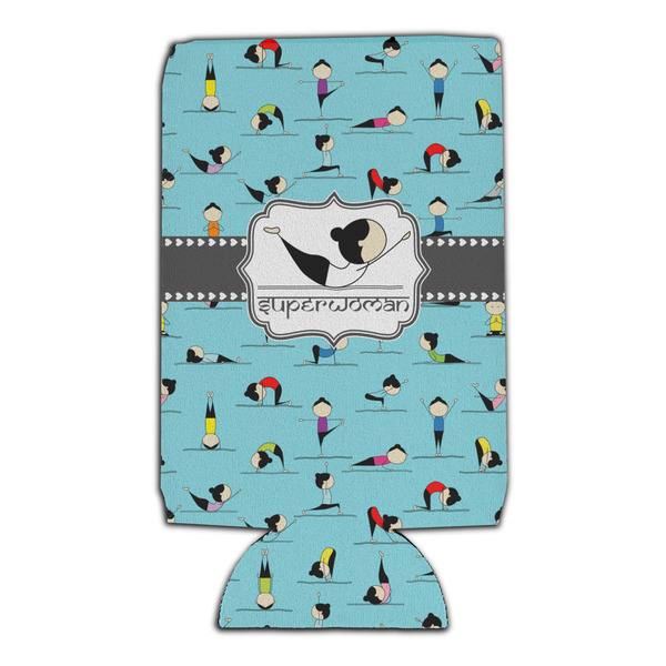 Yoga Poses 16oz Can Sleeve - Set of 4 - FRONT