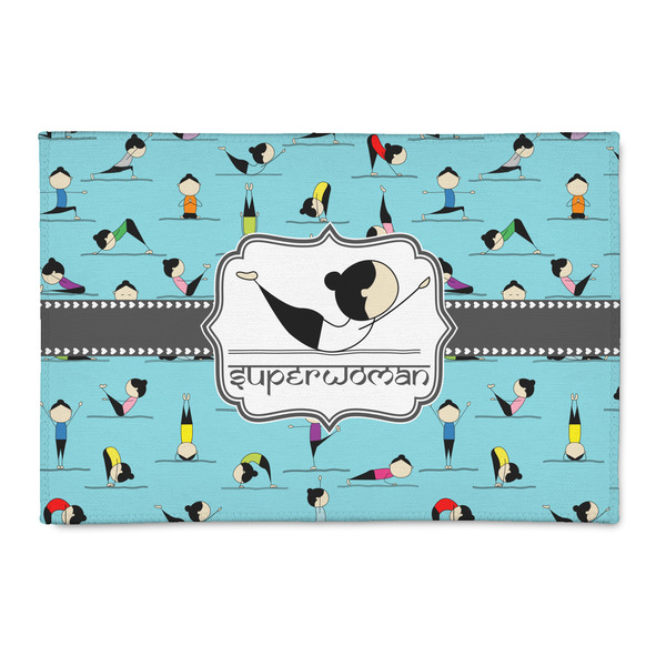 Custom Yoga Poses 2' x 3' Indoor Area Rug (Personalized)