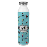 Yoga Poses 20oz Stainless Steel Water Bottle - Full Print (Personalized)
