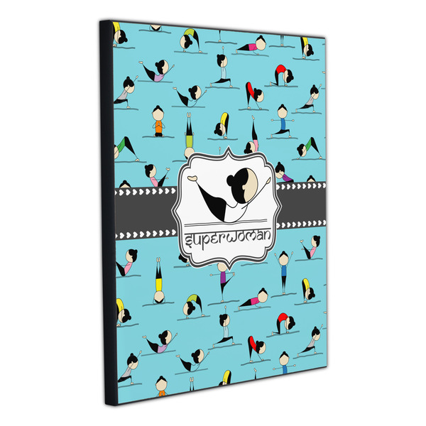 Yoga Poses 20x24 Wood Print - Angle View