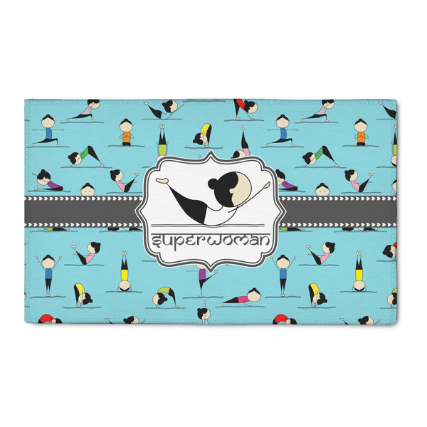 Custom Yoga Poses 3' x 5' Indoor Area Rug (Personalized)