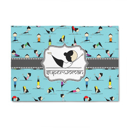 Yoga Poses 4' x 6' Indoor Area Rug (Personalized)