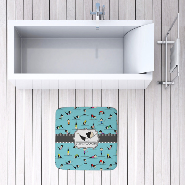 Yoga Poses 48x48 Foam Memory Mat - LIFESTYLE