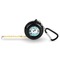 Yoga Poses 6-Ft Pocket Tape Measure with Carabiner Hook - Front