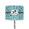Yoga Poses 8" Drum Lamp Shade - Poly-film (Personalized)