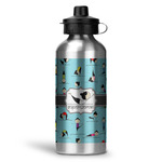Yoga Poses Water Bottle - Aluminum - 20 oz (Personalized)