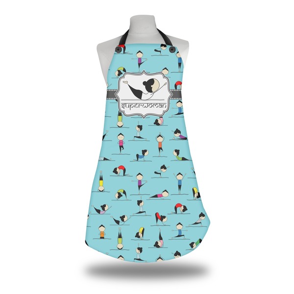 Yoga Poses Apron on Mannequin