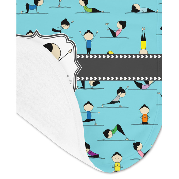 Yoga Poses Baby Bib - AFT detail