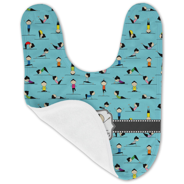 Yoga Poses Baby Bib - AFT folded