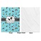 Yoga Poses Baby Blanket (Single Side - Printed Front, White Back)