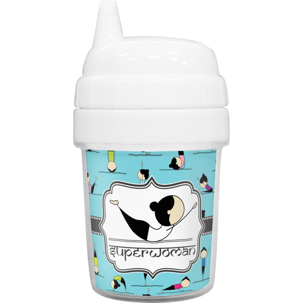 Custom Yoga Poses Baby Sippy Cup (Personalized)
