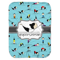 Yoga Poses Baby Swaddling Blanket (Personalized)